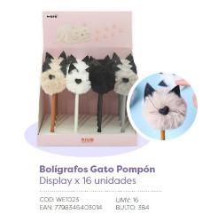 BOLIGRAFO IBI TWEENY POMPON GATO / UNICORNIO - 070252 / 070250 (x U.)