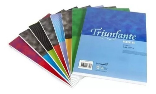 BLOCK TRIUNFANTE A4 40H RAYA (10) (x U.)