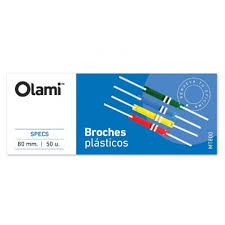 BROCHE NEPACO OLAMI PLASTICO X50 (x U.)