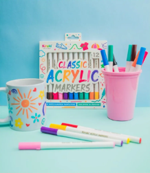 MARCADOR ACRYLIC KIRUKI X12 PASTEL / METALIC OFI10 (x bli.)