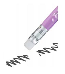 LAPIZ GRAFITO C/ GOMA MAPED GLITTER - 851804 (x U.)