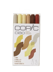 MARCADOR COPIC CIAO HAIR X 6 (x U.)