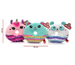 PELUCHE ANIMALES REDONDOS 22CM 7996 (x bli.)