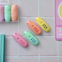 RESALTADOR UTILUNO MINI X4 PASTEL - LIP04-100 (x U.)