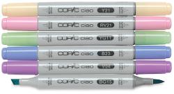 MARCADOR COPIC CIAO PASTELS X 6 (x U.)