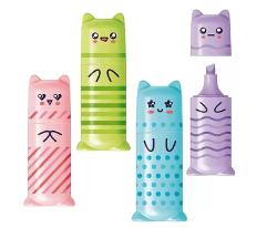 MINI RESALTADOR MAPED PASTEL CARITAS  - 743605 (x U.)