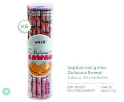LAPIZ GRAFITO WERO C/ GOMA X5 (x U.)