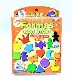 JUEGO KREKER CURSIVAS/ FORMAS CON IMAN - 327/ 329