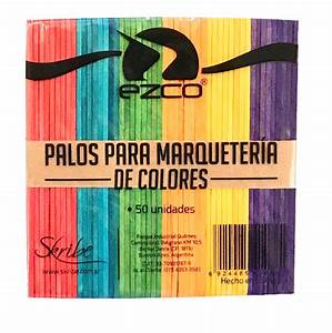 PALITO HELADO COLOR EZCO X50 (x paq.)