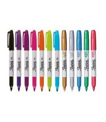 MARCADOR SHARPIE FINO 1.3 METALICO ZAFIRO (x U.)