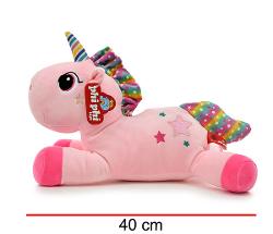 PELUCHE UNICORNIO ECHADO 8040 (x bli.)