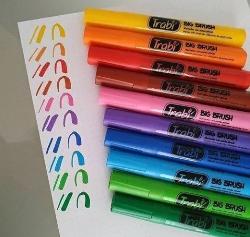 MARCADOR TRABI BIG BRUSH SURTIDO X6 OFI15