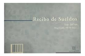 RECIBO SUELDO IGNEO LEY 20744 50/50 HS (x U.)