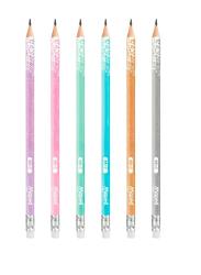 LAPIZ GRAFITO C/ GOMA MAPED GLITTER - 851804 (x U.)