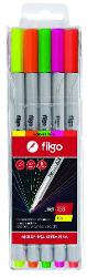 MICROFIBRA FILGO 038 LINER X5 FLUO (x U.)