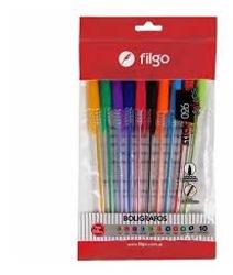 BOLIGRAFO FILGO STICK 026 X10 SURTIDO (36) (x U.)