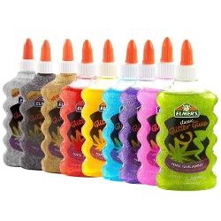 ADHESIVO GLITTER ELMERS 177ML PLATA (x U.)