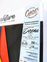 BLOCK CARTULINA COLOR 200GR 35X50 20H -13824 (x U.)