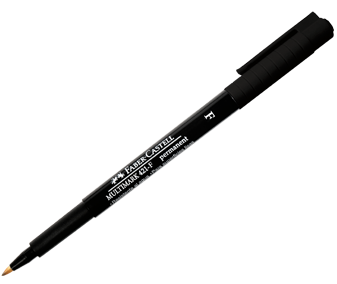 MARCADOR FABER MULTIMARK 421-F NE (x U.)