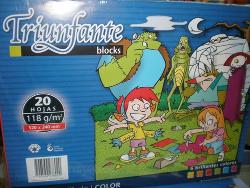 BLOCK DIBUJO TRIUNFANTE 5 COL X 20H (x U.)