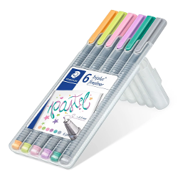 MICROFIBRA STAEDTLER 334 X6 PASTEL (x U.)