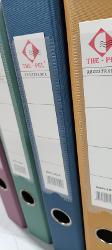 BIBLIORATO THE PEL A4 METALIZ. 1/2 LOMO VE (x U.)