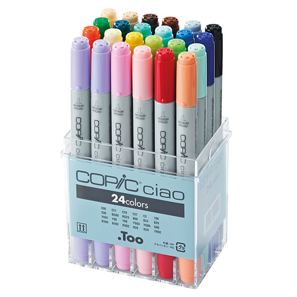MARCADOR COPIC CIAO BASIC X 24 (x U.)