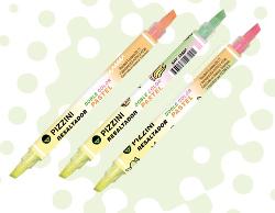 RESALTADOR PIZZINI DOBLE PUNTA PASTEL (x U.)