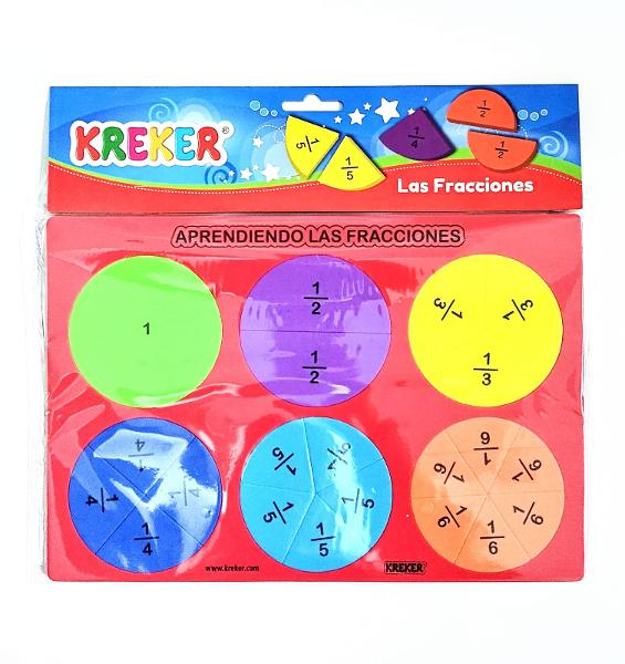 JUEGO KREKER GOMA EVA LAS EMOCIONES/ FRACCIONES - 310 / 309