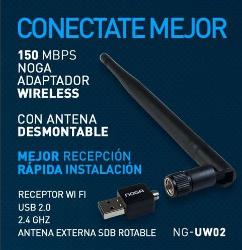 ADAPTADOR NOGA WIRELESS 2.0 (x U.)