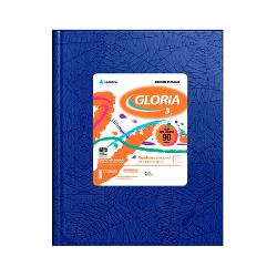 CUADERNO 19X24 GLORIA 90GR 48H CUADRO CHICO AZ (x U.)