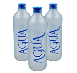 BOTELLA ESMERILADA AGUA 1 LT