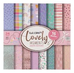 PAPEL IBI P/ SCRAP 30X30CM 180GR 24H LOVELY - 600822 (x U.)