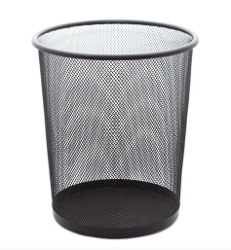 CESTO PAPELERO IBI MALLA METALICA 34CM NE (x U.)