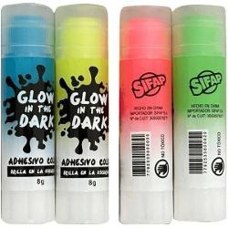 ADHESIVO BARRA SIFAP 8 GRS GLOW IN THE DARK - 2002 (x U.)