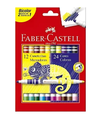 FIBRA FABER BICOLOR X10 OFI40 (x U.)