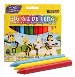 LAPIZ CERA ACRILEX JUMBO TRIANGULAR X12 OFI10 (x U.)