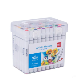 MARCADOR DELI 2 PUNTAS AGUA X60 - 70804 OFI20 (x U.)