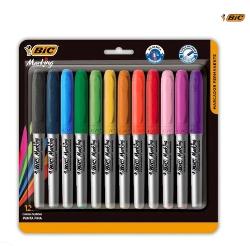 MARCADOR BIC PERM FINO X12 OFI25 (x U.)