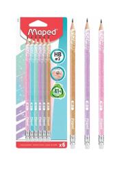 LAPIZ GRAFITO C/ GOMA MAPED GLITTER - 851804 (x U.)