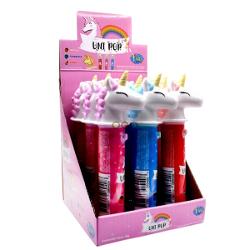 CHUPETIN UNI POP C/LUZ UNICORNIO 6916 / LASER DANCING   (9) (x U.)