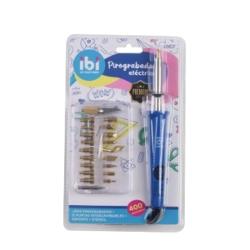 PIROGRABADOR LAPIZ IBI ( 21 PUNTAS + 2 ACCESORIOS) - 055940 (x U.)